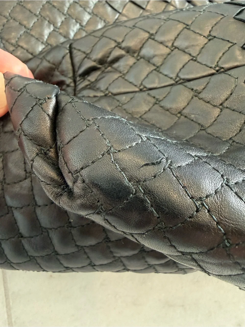 Bottega Veneta Intrecciato Briefcase Black Woven Leather Briefcase